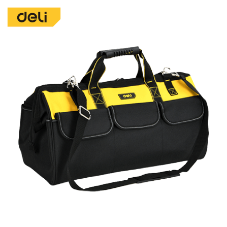 กระเป๋าเครื่องมือช่าง DELI EDL430123-YL-01 24นิ้ว สีเหลือง-ดำ_0